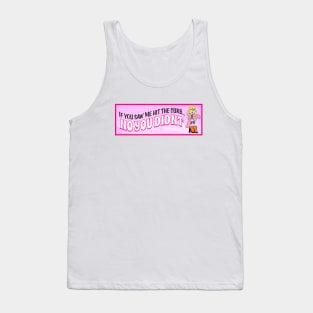 I Didn't Hit The Curb - Funny Feminist Joke Tank Top